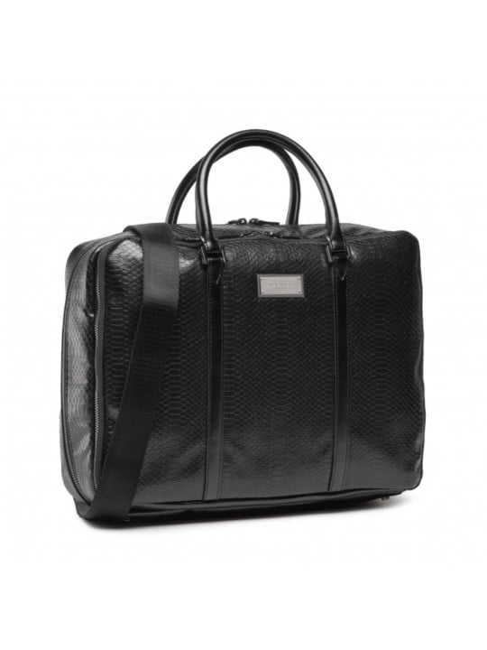Guess Guess Borsa da Lavoro in Pelle con Compartimento per