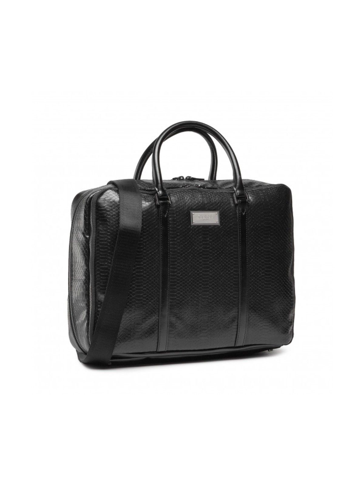 Guess Guess Borsa da Lavoro in Pelle con Compartimento per