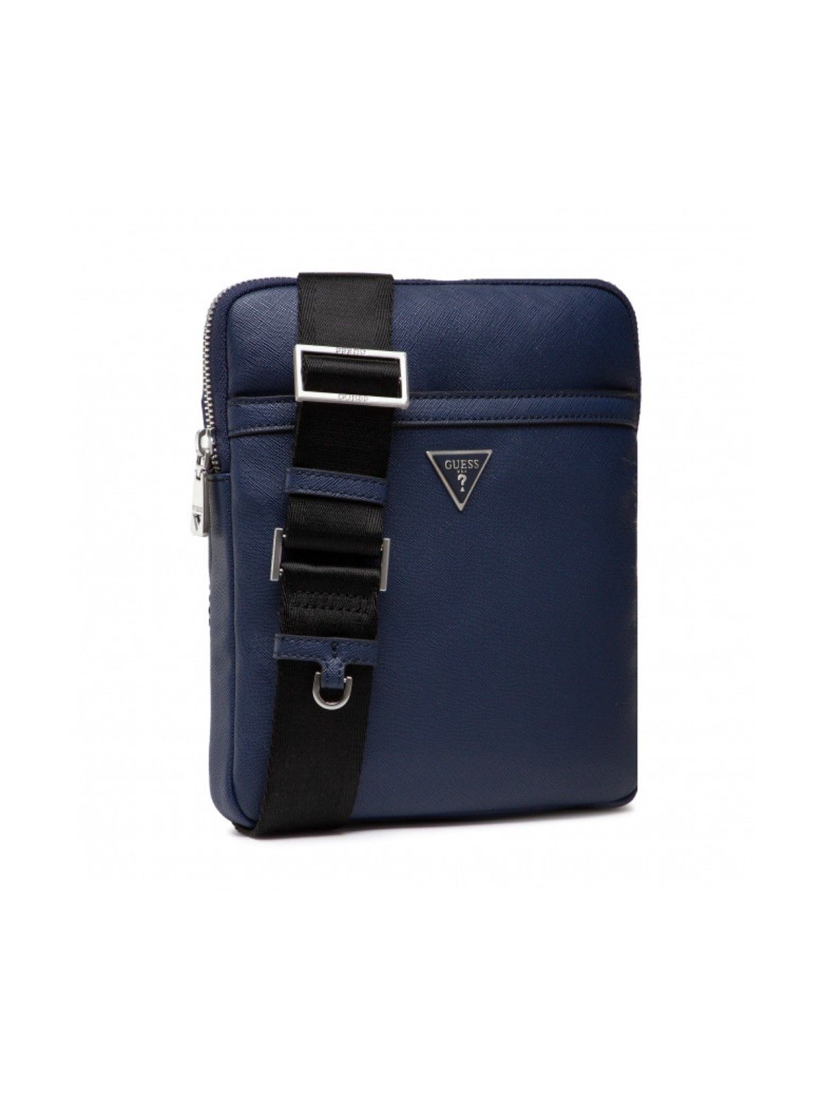 Guess Borsa a Tracolla Certosa in Pelle Blu HMCERT 195 x 225 x