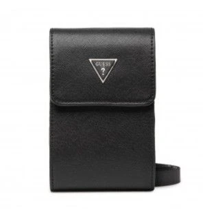 Guess Guess Borsa a Tracolla Porta Badge in Pelle Sintetica