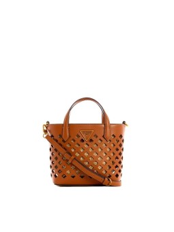 Guess Aqua Mini Borsa a Spalla da Donna Maroon HWVB8566750 23 x