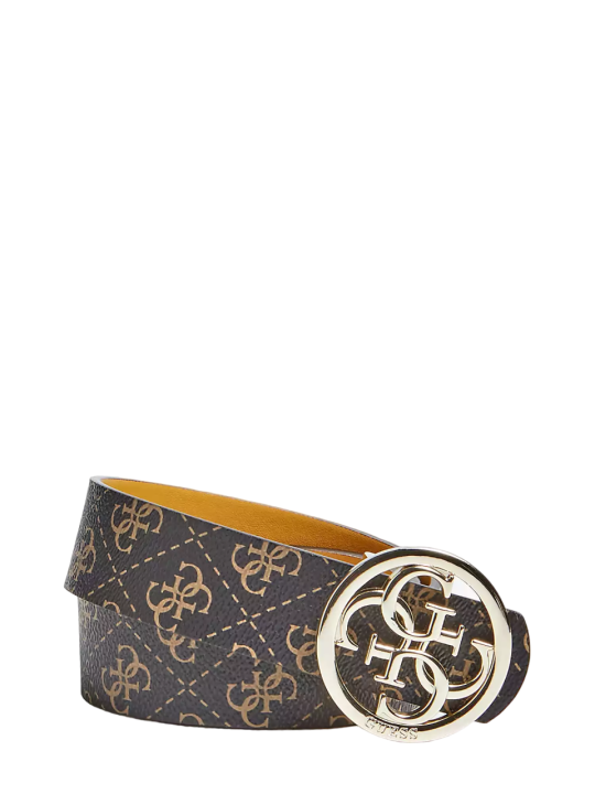 Guess Jensen Non Ajuster e Rev Cintura Doppio Lato Marrone