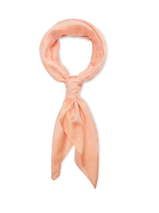 Guess Helaina Kefiah Sciarpa Corallo 4G Logo AW8850 POL03 135 x