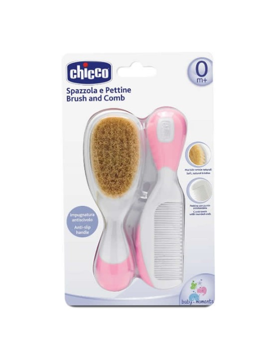 Chicco Spazzola e Pettine in Nylon 0m Unisex