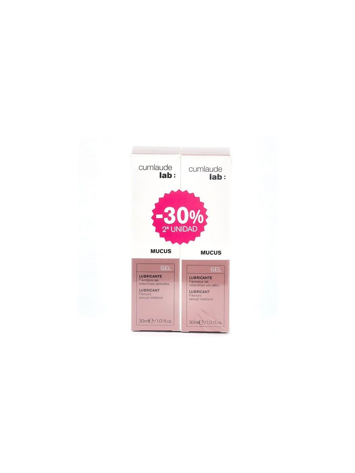 CUMLAUDE Gel Lubrificante Mucus 2x30ml Unisex