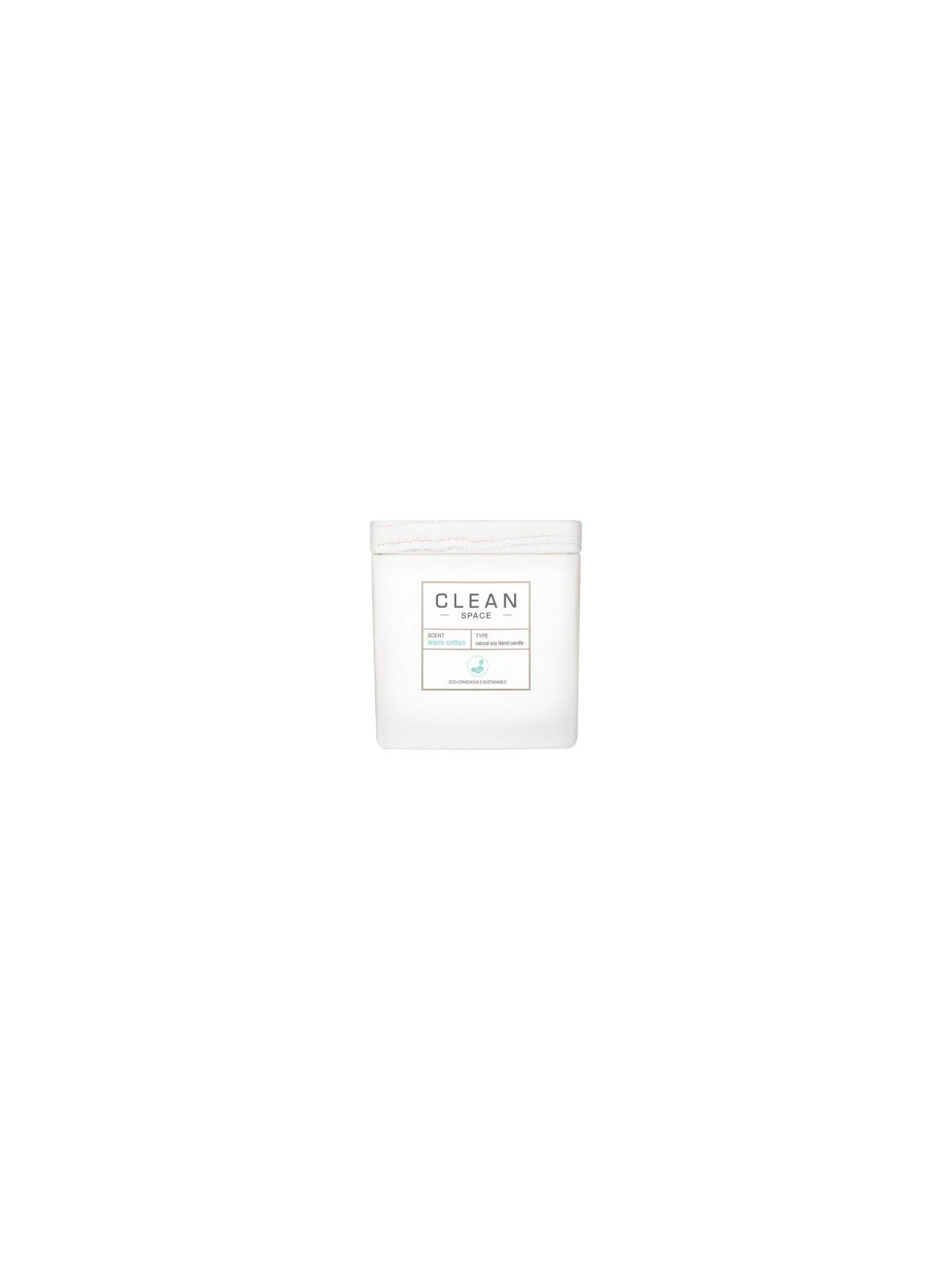 Candela Profumata CLEAN Space Cotone Caldo 227 g Unisex