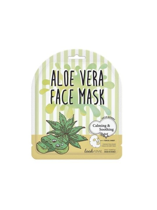 LOOK ME Aloe Vera Face Mask maschera viso lenitiva in foglio 1