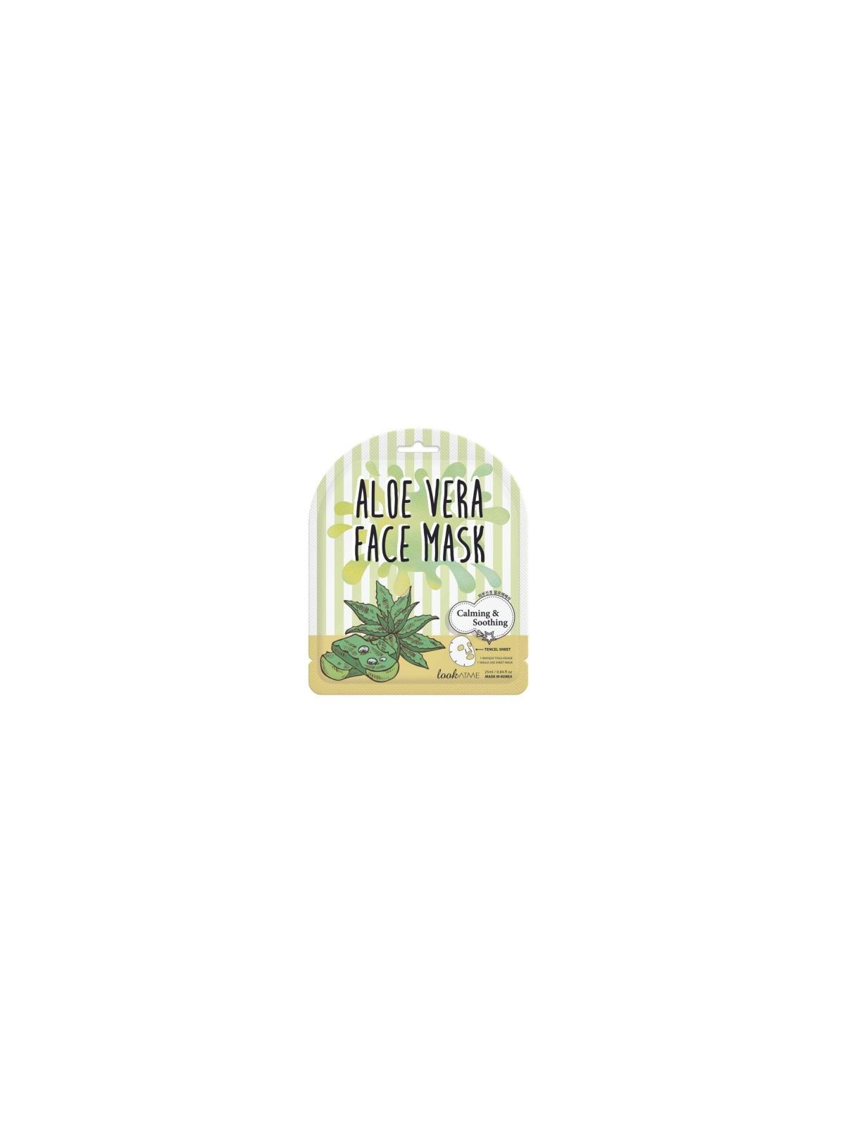 LOOK ME Aloe Vera Face Mask maschera viso lenitiva in foglio 1