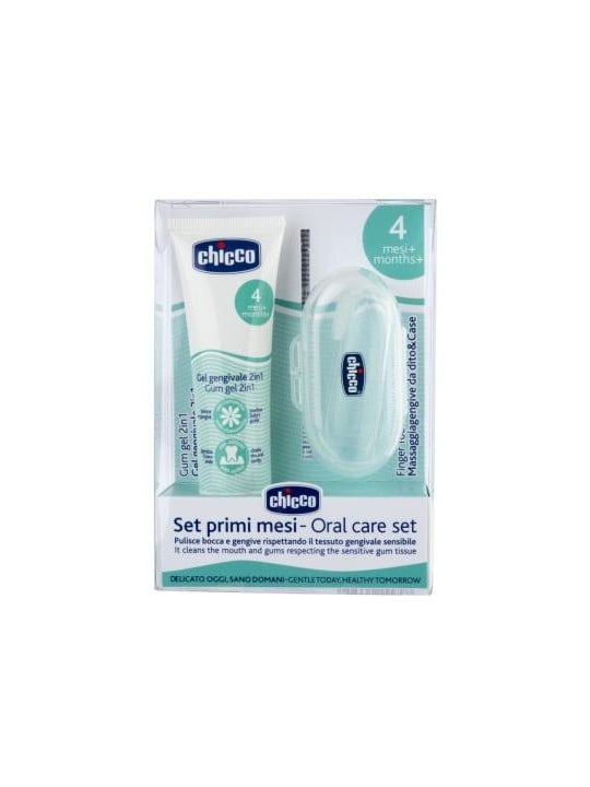 CHICCO Set igiene orale gel dentizione 30ml spazzolino