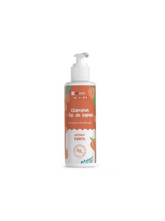 HISKIN Kids Shampoo e bagnoschiuma Pesca e Papaya 280ml
