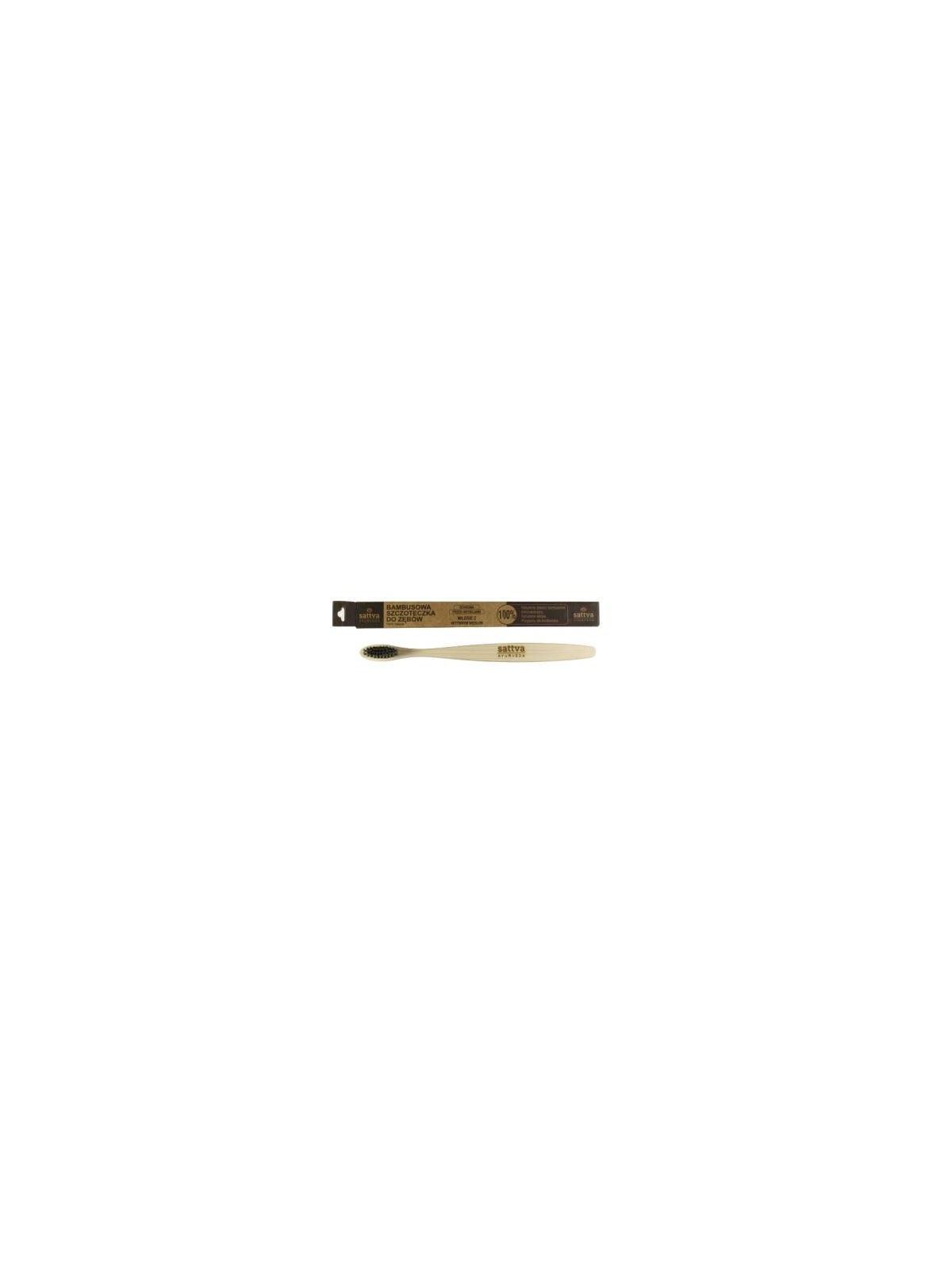 SATTVA Spazzolino ayurvedico con setole in bamb Medio