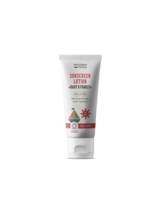 WOODEN SPOON Sunscreen Lotion crema solare delicata per neonati