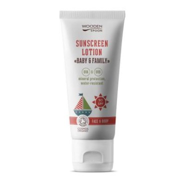 WOODEN SPOON Sunscreen Lotion crema solare delicata per neonati