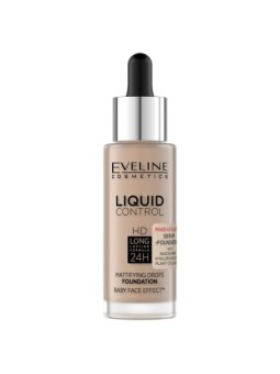 EVELINE Liquid Control HD Mattifying Drops Fondotinta viso