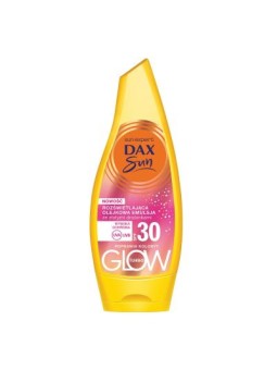 DAX Sun Emulsione olio illuminante SPF30 con particelle doro