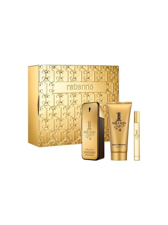 PACO RABANNE SET 1 Million Men Eau de toilette spray 100ml GEL