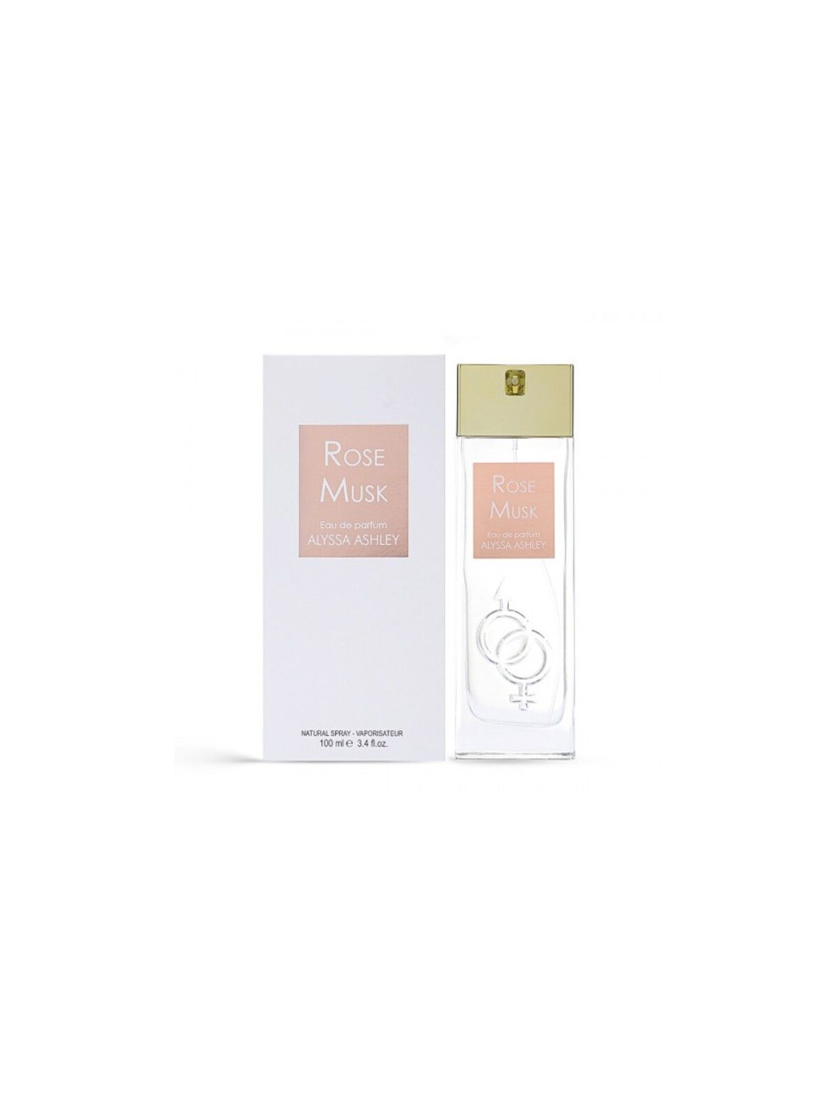 Alyssa Ashley eau de parfum alla rosa muschio unisex 50ml