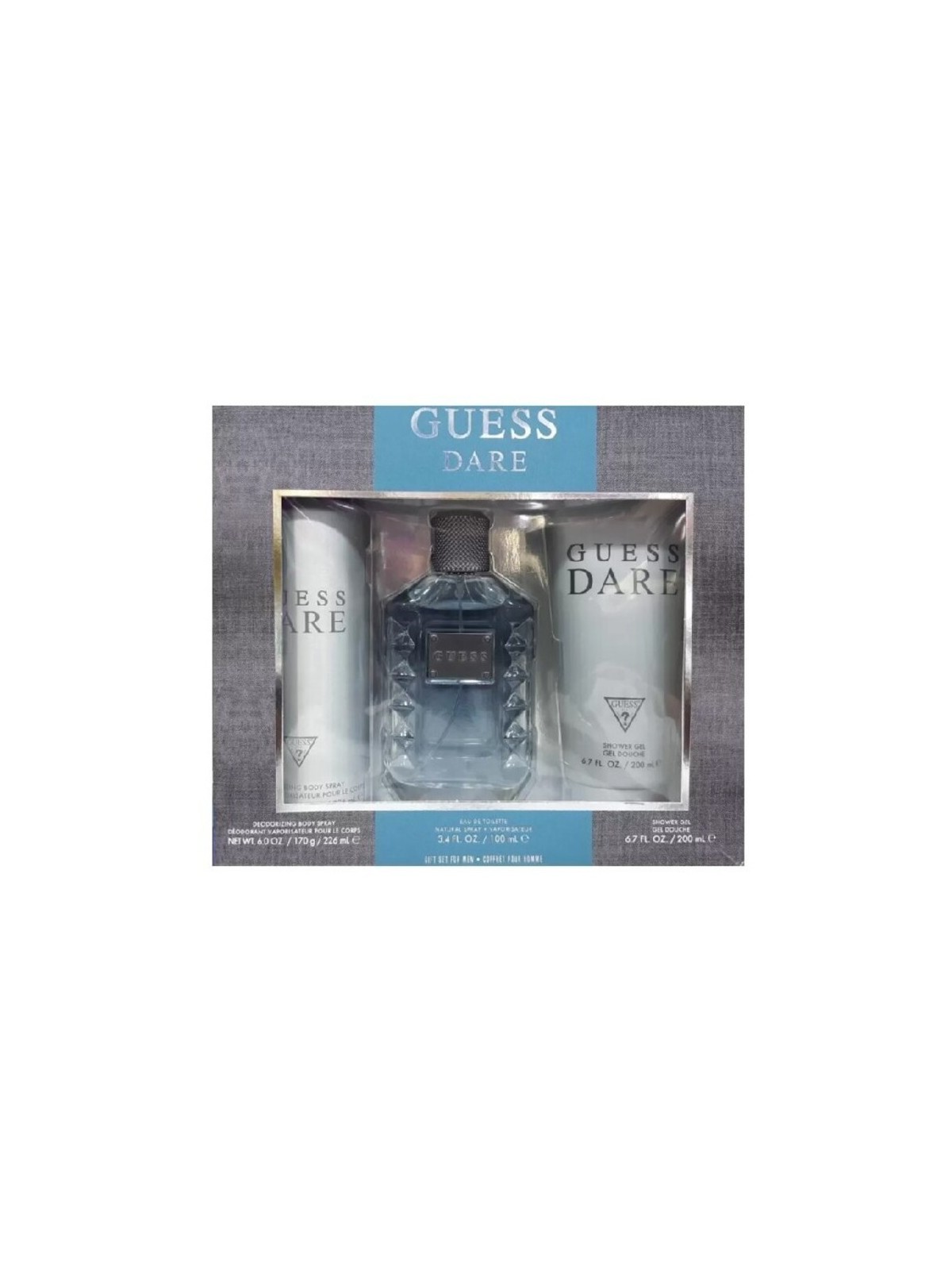 Guess Guess Dare For Men Set regalo eau de toilette 100 ml gel
