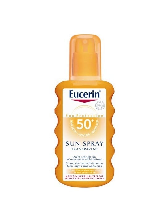 Eucerin Clear Sun Spray SPF 50 Abbronzante spray trasparente