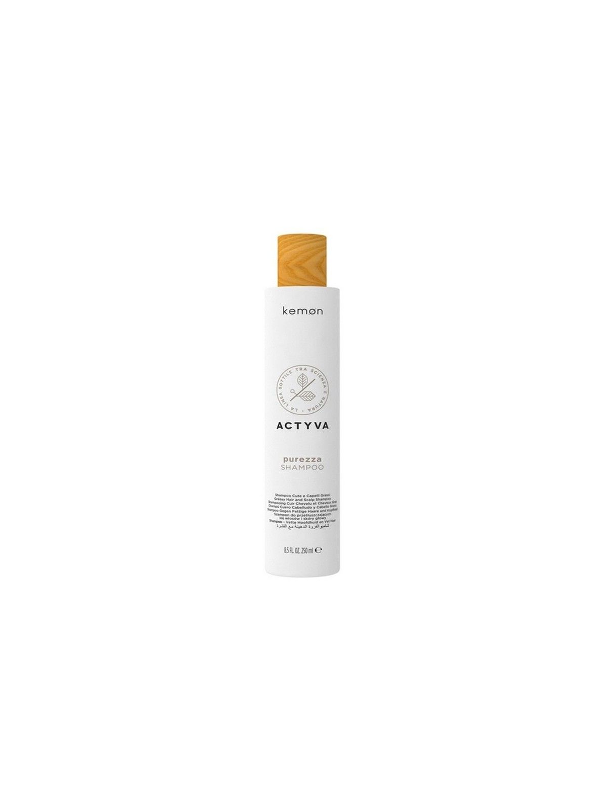 Kemon Actyva Purezza Shampoo capelli da normali a grassi donna