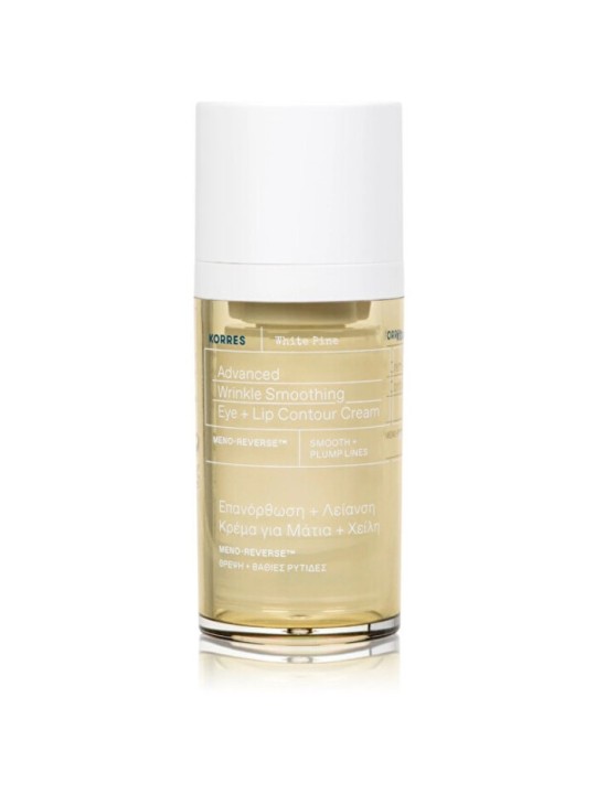 Korres Crema Avanzata Contorno Occhi e Labbra White Pine donna