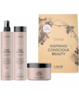 Lakm Pacchetto Teknia Frizz Control Set regalo donna 850ml
