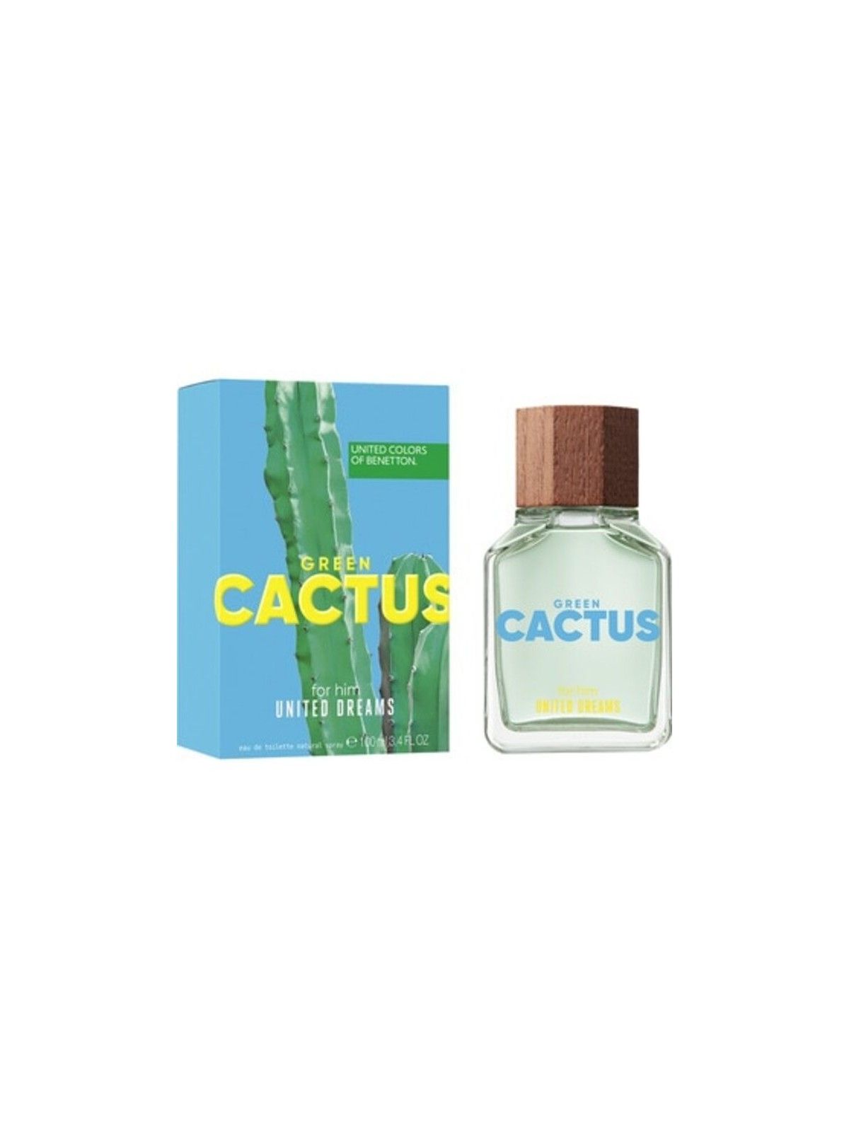 Benetton United Dreams Green Cactus eau de toilette uomo 100ml