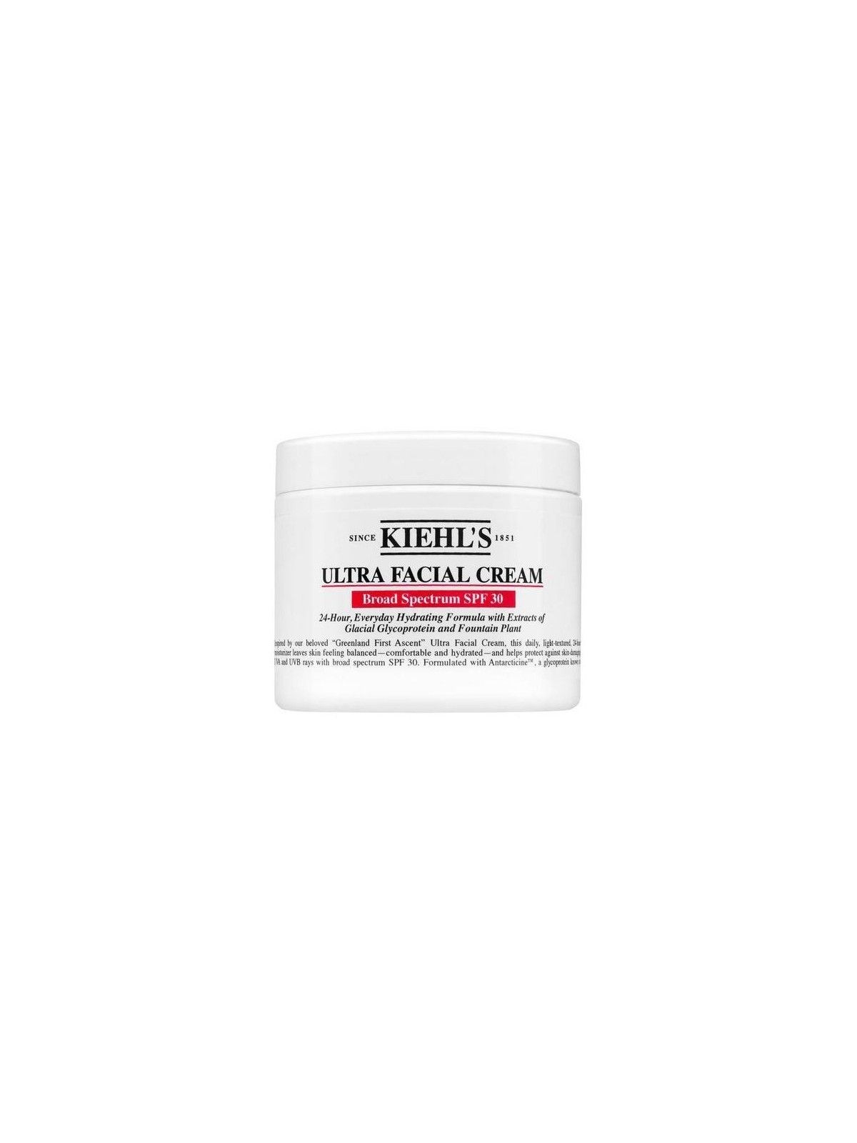 Kiehls Ultra Facial Cream SPF 30 Crema idratante leggera con