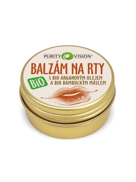 Purity Vision Balsamo labbra BIO con olio di argan biologico da