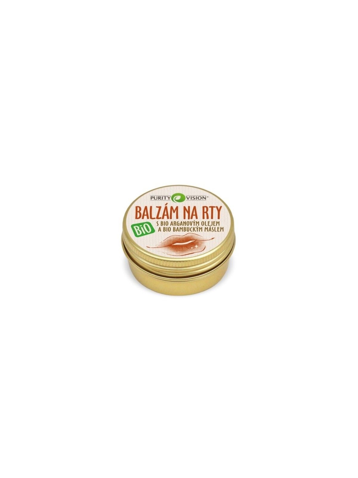 Purity Vision Balsamo labbra BIO con olio di argan biologico da