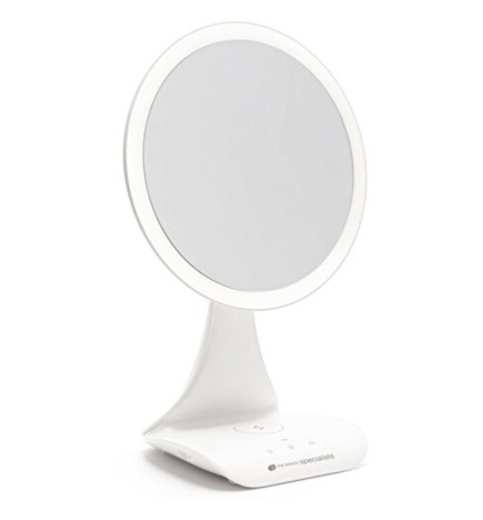 RioBeauty Specchio ingranditore X5 ricaricabile con stazione di