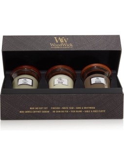 WoodWick Mini Woody Set regalo di piccole candele unisex 850g