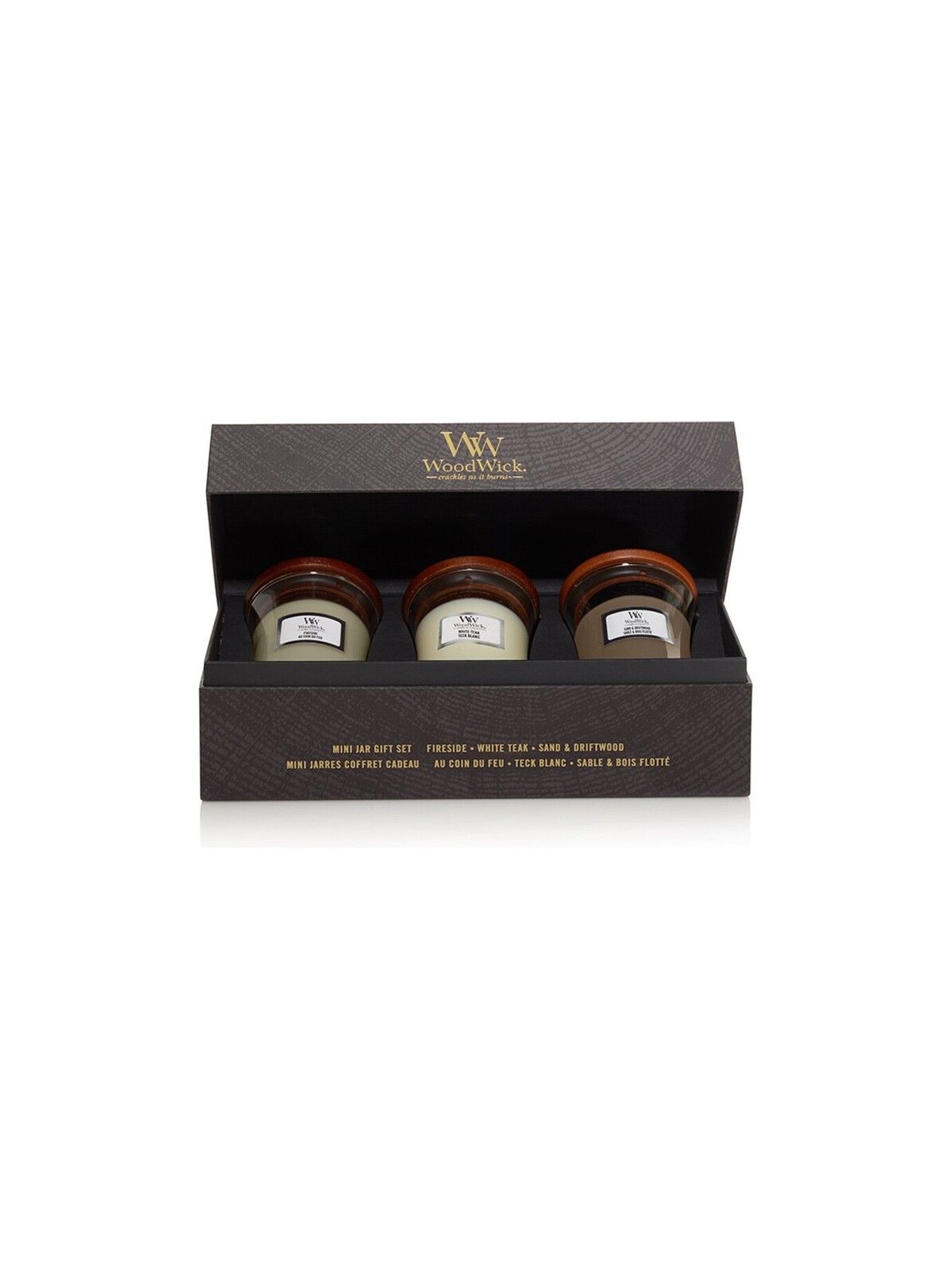 WoodWick Mini Woody Set regalo di piccole candele unisex 850g
