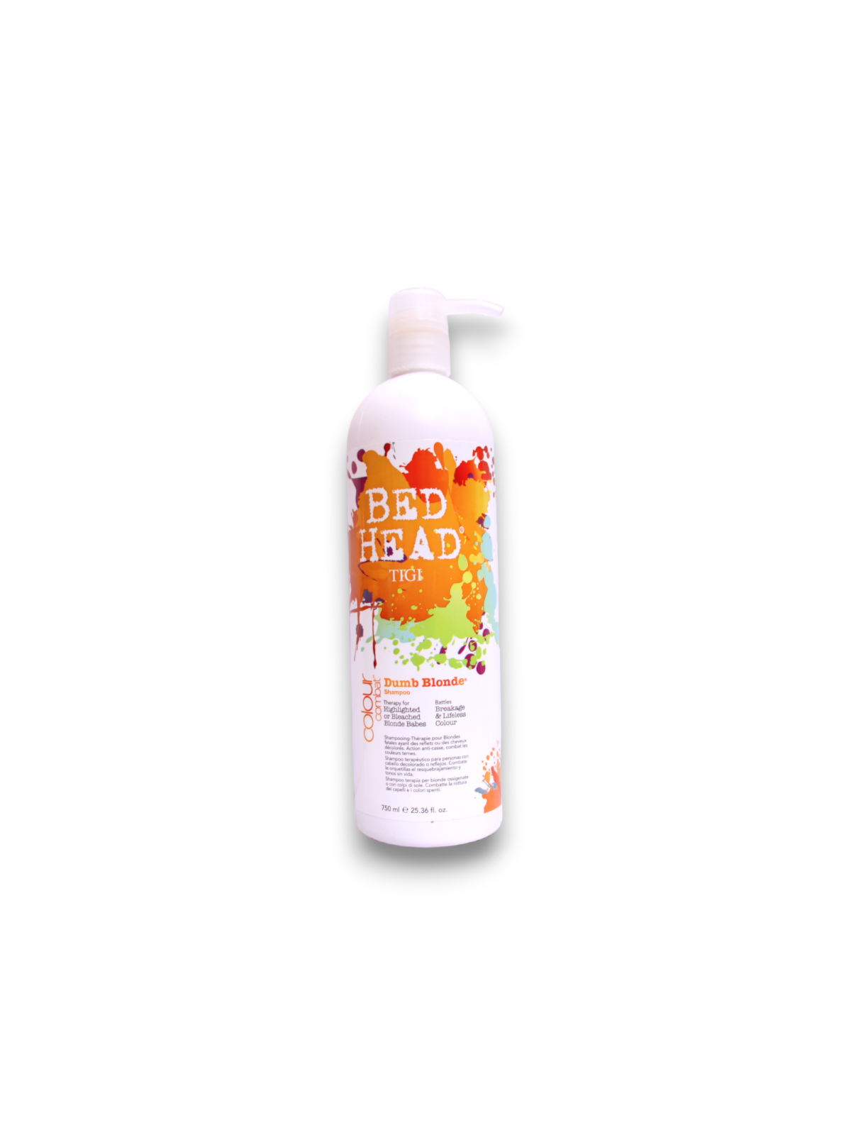 Tigi Bed Head Shampoo per Bionde Dumb Blonde per la Protezione