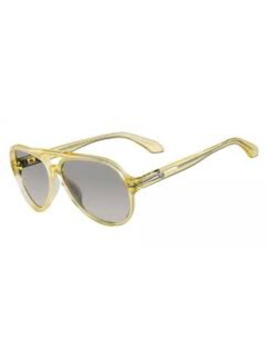 Calvin Klein Occhiali da Sole 4191S57 Giallo Pallido uomo