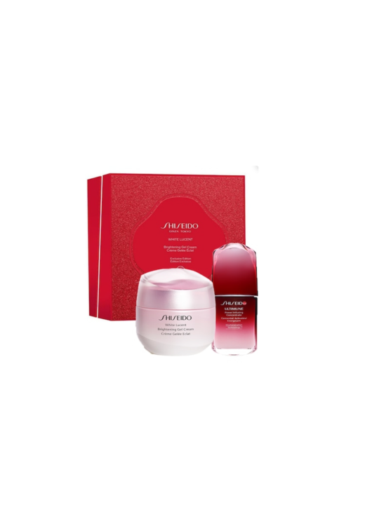 Set Shiseido White Lucent Crema Illuminante Giorno per il Viso