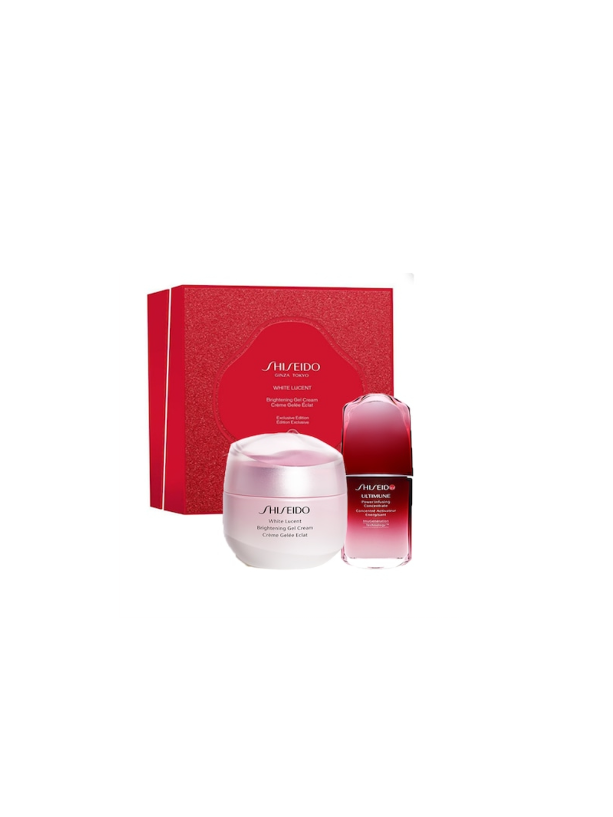 Set Shiseido White Lucent Crema Illuminante Giorno per il Viso