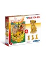 Clementoni SuperColor Puzzle 3D Il Re Leone 104 pezzi per 6