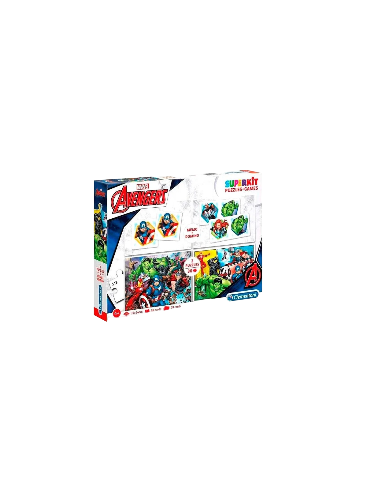 Clementoni SuperKit Marvel Avengers Puzzle 2 x 30 48 28 pezzi