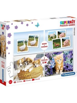 Clementoni SuperKit Puzzle Animali 2 x 30 48 28 pezzi4 anni