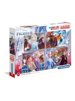Clementoni Supercolor Puzzle Frozen 2 21411 4 pezzi per Ragazze