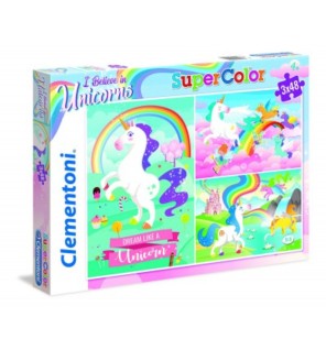 Clementoni Credo Negli Unicorni Puzzle 3x48 pezzi Per Ragazze 4