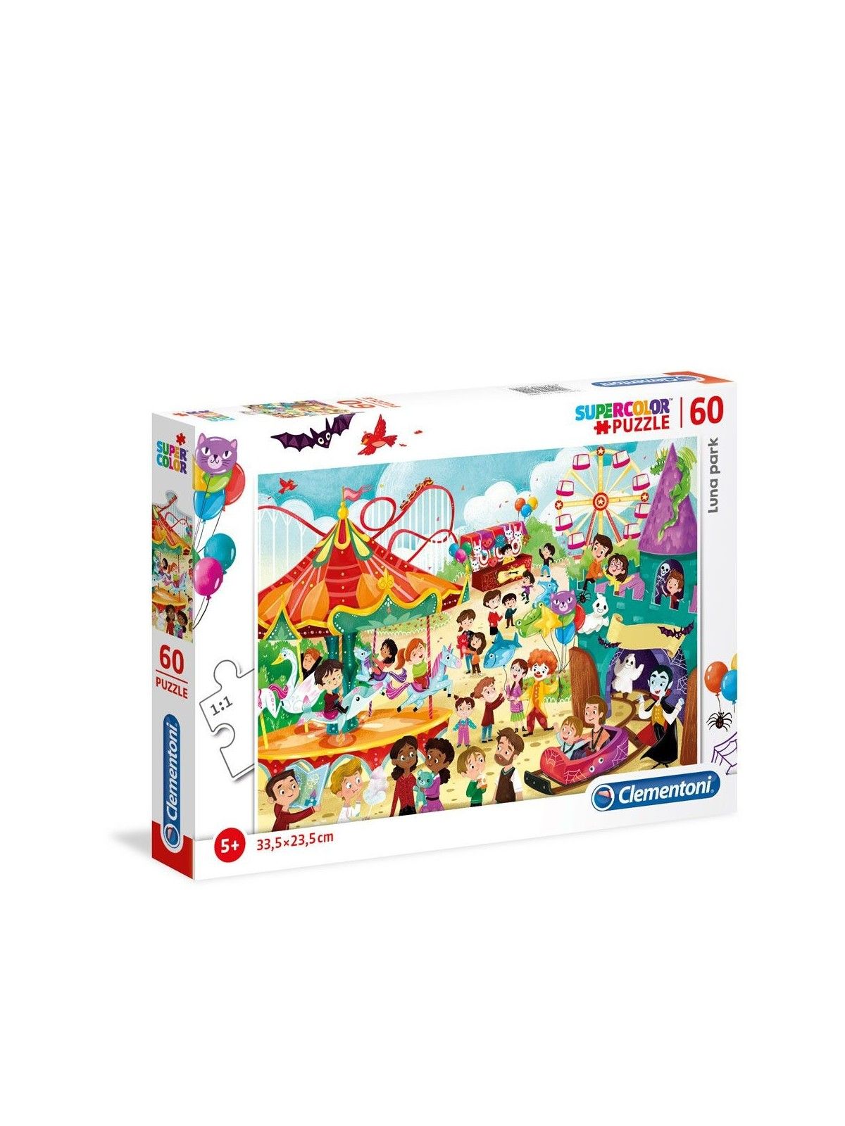 Clementoni Supercolor Puzzle Luna Park 60 pezzi per 5 anni