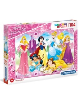 Clementoni Puzzle Disney Principesse 104 pezzi per Ragazze 6