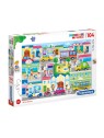Clementoni Puzzle Nella Citt 104 pezzi per Ragazzi 6 anni uomo