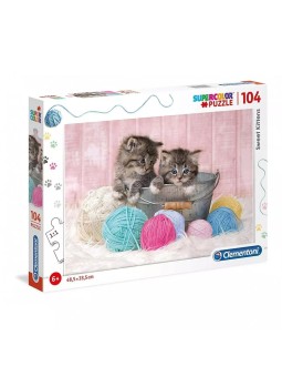 Clementoni SuperColor Puzzle Dolci Gattini 104 pezzi6 anni