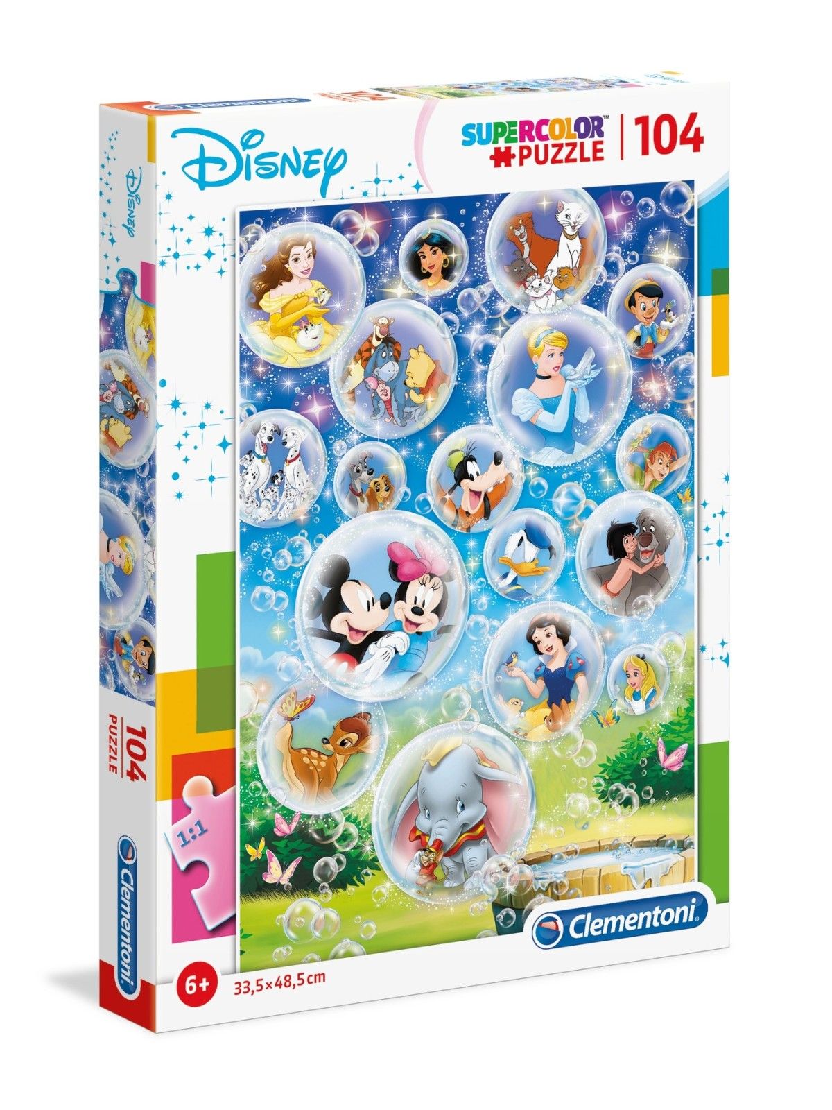 Clementoni SuperColor Puzzle Disney Classico 104 pezzi 6 anni