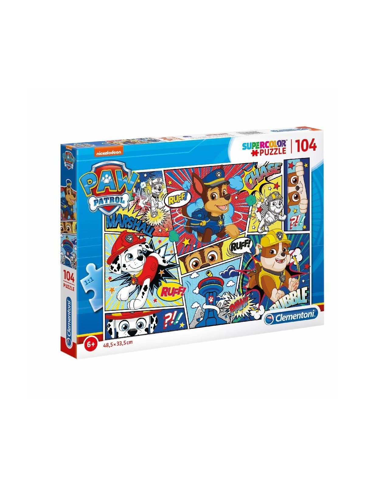 Clementoni Puzzle PAW Patrol 104 pezzi 6 anni unisex
