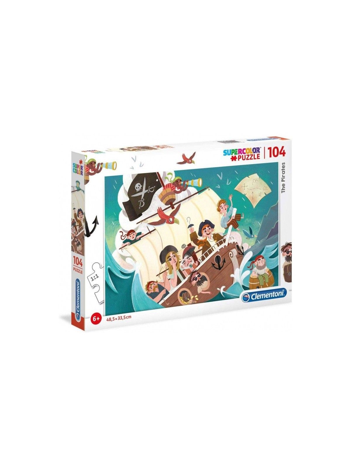 Clementoni Puzzle Pirati 104 pezzi6 anni unisex