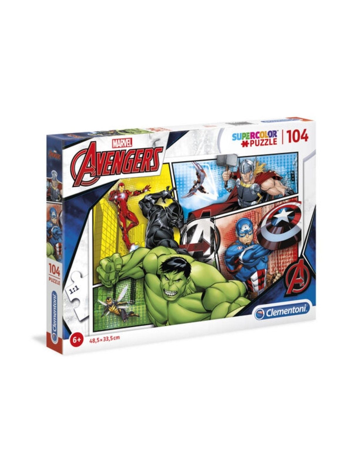 Clementoni Il Set di Costruzione Avengers 6 anni 104 pezzi
